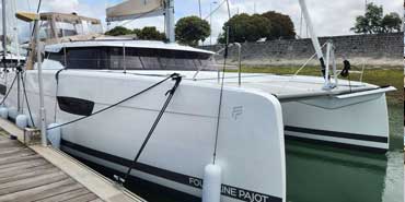 Image of Yacht Fountaine Pajot Tanna Standing on the Dock in Newzealand