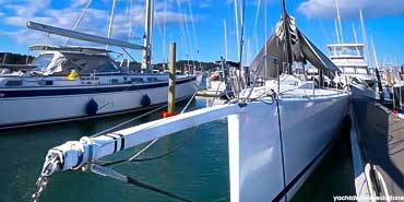 Image of Yacht TP 52 Standing on the Dock in Newzealand