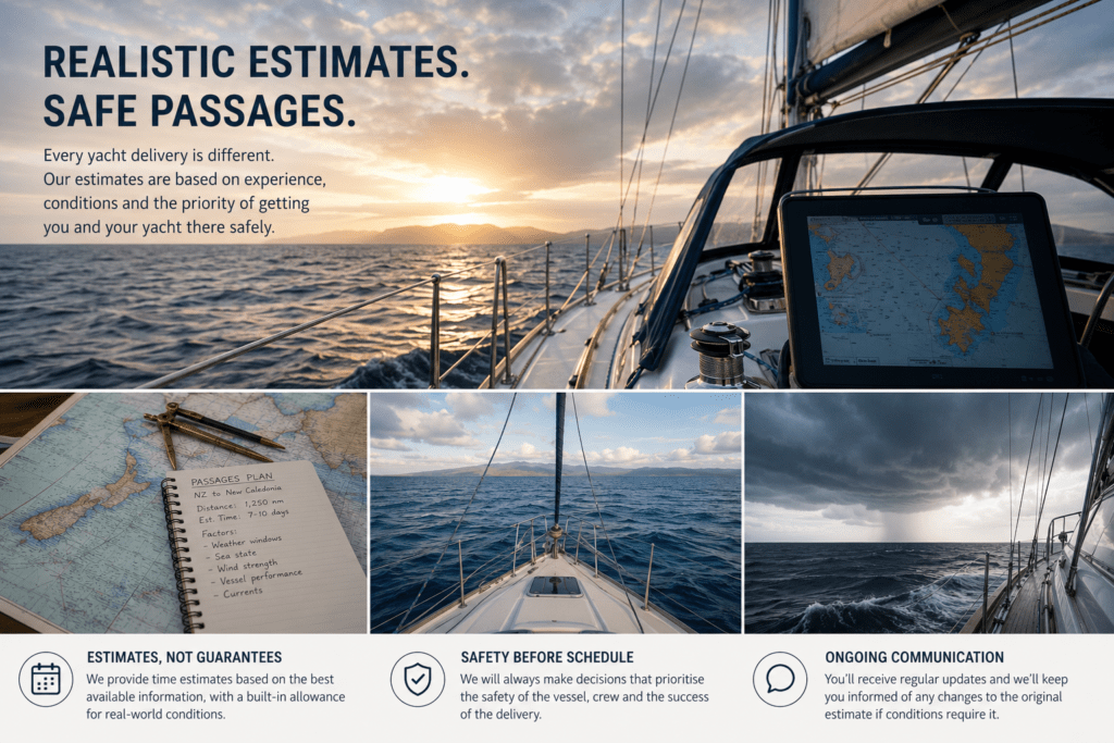 Realistic Yacht Delivery Estimates | Why Arrival Dates Can Change