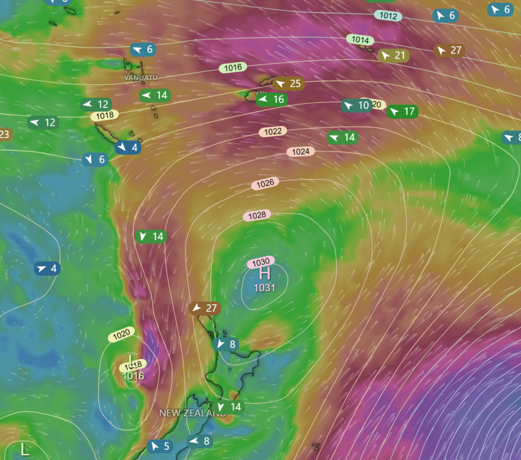When Should You Leave Fiji for New Zealand During El Niño?